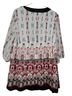 Studio 1940 100% Polyester Graphic Multi Color 3/4 Sleeve Blouse Size 2X - photo 2