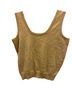 St. John Gold Sleeveless Top Size S - photo 2