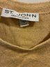 St. John Gold Sleeveless Top Size S - photo 3