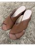Alex + Alex 100% Leather Brown Heels Size EU 36 - photo 5