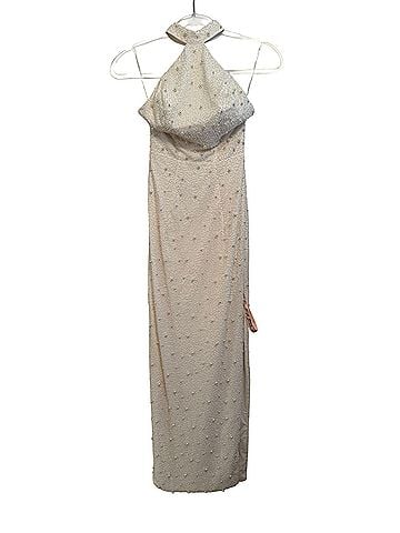 Oh Polly Embellished High Neck Split Maxi Dress Cocktail Dress (view 2)