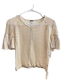 Free People Open-Weave Short Sleeve T-Shirt (view 1)