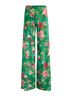 Alice + Olivia Floral Multi Color Green Dress Pants Size 0 - photo 1