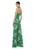 Alice + Olivia Floral Multi Color Green Dress Pants Size 0 - photo 2