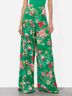 Alice + Olivia Floral Multi Color Green Dress Pants Size 0 - photo 3