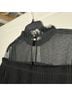 Alexis 100% Polyester 1% Elastane 99% Viscose Black Cocktail Dress Size L - photo 12