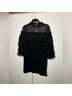 Alexis 100% Polyester 1% Elastane 99% Viscose Black Cocktail Dress Size L - photo 10