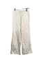 Christopher Esber 100% Silk 65% Cotton 35% Metallic Fiber White Ivory Silk Pants Size 6 - photo 1