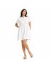 Faherty 100% Linen 100% Cotton White Casual Dress Size XS - photo 4