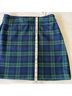 Vineyard Vines Plaid Blue Green Casual Skirt Size 4 - photo 6