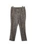 Theory 100% Silk Leopard Print Multi Color Brown Silk Pants Size 6 - photo 1