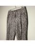 Theory 100% Silk Leopard Print Multi Color Brown Silk Pants Size 6 - photo 7