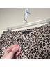 Theory 100% Silk Leopard Print Multi Color Brown Silk Pants Size 6 - photo 11