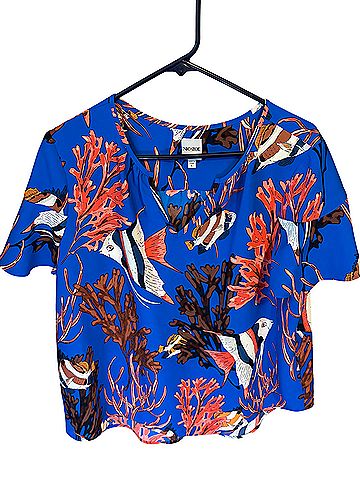 Nic + Zoe Short Sleeve Blouse (view 1)