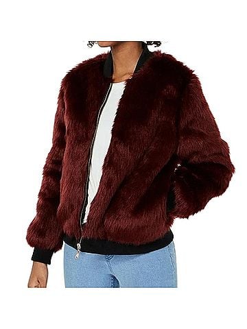 Say What? Faux Fur Jacket (view 1)