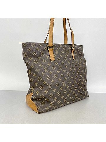 Louis Vuitton Louis Vuitton Monogram Cabas Mezzo Tote Bag M51151 Brown Women's (view 2)