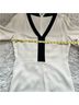 ETRO Ivory Black Long Sleeve Blouse Size 12 - photo 8