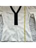 ETRO Ivory Black Long Sleeve Blouse Size 12 - photo 10