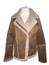 Bluivy 100% Polyester Brown Faux Leather Jacket Size L - photo 1