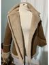 Bluivy 100% Polyester Brown Faux Leather Jacket Size L - photo 6