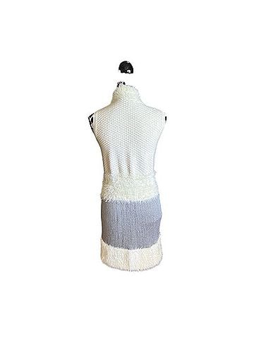 Diane von Furstenberg Plush Knit Combo Cocktail Dress (view 2)