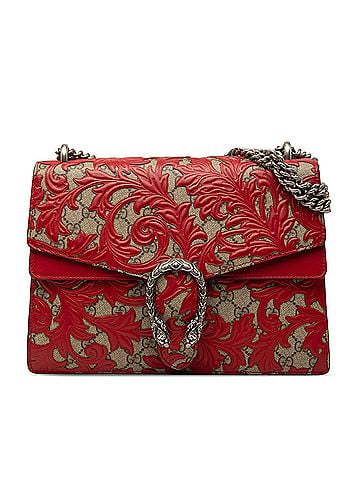 Gucci Medium GG Supreme Arabesque Dionysus Shoulder Bag (view 1)