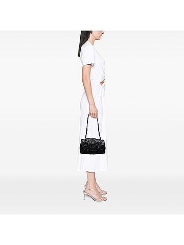 Valentino Nappa Petale Rose Shoulder Bag (view 2)