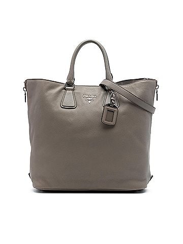 Prada Vitello Daino Side Zip Convertible Tote (view 1)
