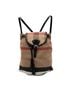 Burberry 100% Canvas Brown Mega Check Canvas Chiltern Backpack One size - photo 1