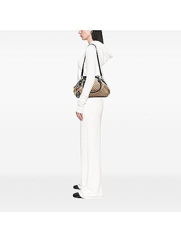 Gucci Diamante Canvas Sukey Satchel (view 2)