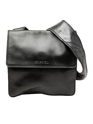Chanel Lambskin Logo Messenger Bag (view 1)
