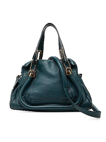 Chloé Small Pebbled Leather Paraty Satchel (view 1)