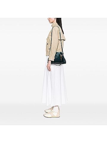 Chloé Small Pebbled Leather Paraty Satchel (view 2)