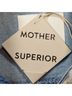 Mother Superior 100% Cotton 100% Polyester Blue Ivory Jacket Size L - photo 10