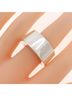 Hermès 100% Sterling Silver Silver Toned Hermes resin ring One size - photo 5