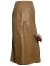 Paper Crane Brown Leather Skirt Size S - photo 2