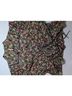 Free People Floral Black Multi Color Long Sleeve Blouse Size M - photo 6