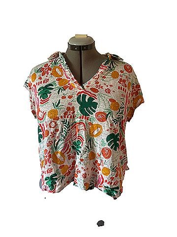 C&C Short Sleeve Blouse (view 1)