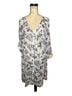 Torrid 100% Polyester Print Blue White Casual Dress Size 1X - photo 1