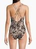 Kobi Halperin Leopard Print Brown Black White One Piece Swimsuit Size XL - photo 4