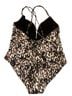 Kobi Halperin Leopard Print Brown Black White One Piece Swimsuit Size XL - photo 6