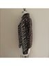 Ganni 100% Cotton Leopard Print Brown Tan Jacket Size S - photo 4