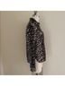 Ganni 100% Cotton Leopard Print Brown Tan Jacket Size S - photo 5