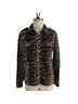 Ganni 100% Cotton Leopard Print Brown Tan Jacket Size S - photo 1