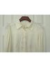 Cinq à Sept 100% Silk Solid Ivory Long Sleeve Blouse Size XS - photo 4