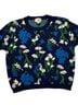 Kate Spade New York Floral Green Blue White Pullover Sweater Size L - photo 1