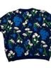 Kate Spade New York Floral Green Blue White Pullover Sweater Size L - photo 2