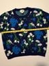 Kate Spade New York Floral Green Blue White Pullover Sweater Size L - photo 7