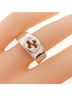 Gucci 100% Sterling Silver Multi Color Gucci Interlocking G Ring One size - photo 5