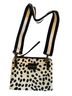 Parker Thatch 100% Leather Animal Print Black White Crossbody Bag One size - photo 1